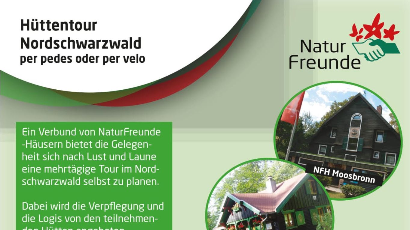 Hüttentour Nordschwarzwald per pedes oder velo (30.10 - 2.11.2025)