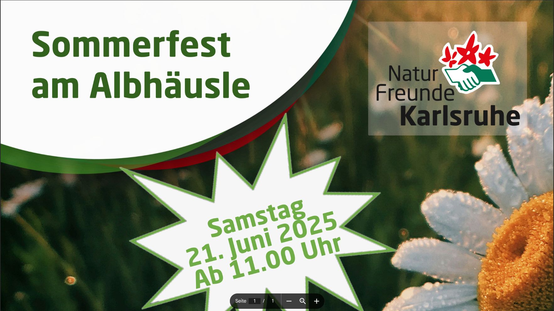 Flohmarkt und Sommerfest am Albhäusle (21. Juni 2025)